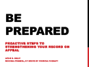 Watch Be Prepared: Proactive Steps to Preserving Your Record on Appeal Video