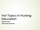 Watch Hot Topics in Nursing Education: Interactive Panel Video