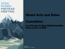 Watch Model Acts and Rules Committee Forum Video