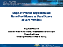 Watch Scope-of-Practice Regulation and Nurse Practitioners as Usual Source of Care Providers Video
