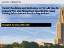 Watch Nurses' Readiness and Motivation to Provide Care for Patients Who Use Alcohol And Opioids: Informing Nursing Education and Practice Regulations Video