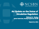 Watch An Update on the Status of Simulation Regulation Video