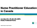 Watch The Impact of COVID-19 on Nurse Practitioner Education in Canada Video
