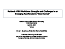 Watch National APRN Workforce: Strengths and Challenges in an Emerging Post-Pandemic “Normal” Video