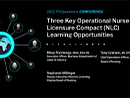 Watch Three Key Operational Nurse Licensure Compact (NLC) Learning Opportunities Video
