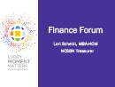 Watch Committee Forums: Finance Forum Video