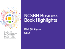 Watch NCSBN Business Book Highlights Video