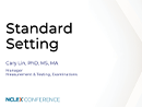 Watch Standard Setting Video